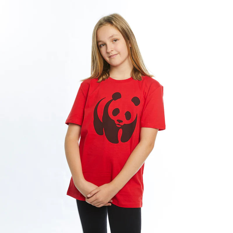 WWF T-Shirt 12 Year Old Panda Red Default Title