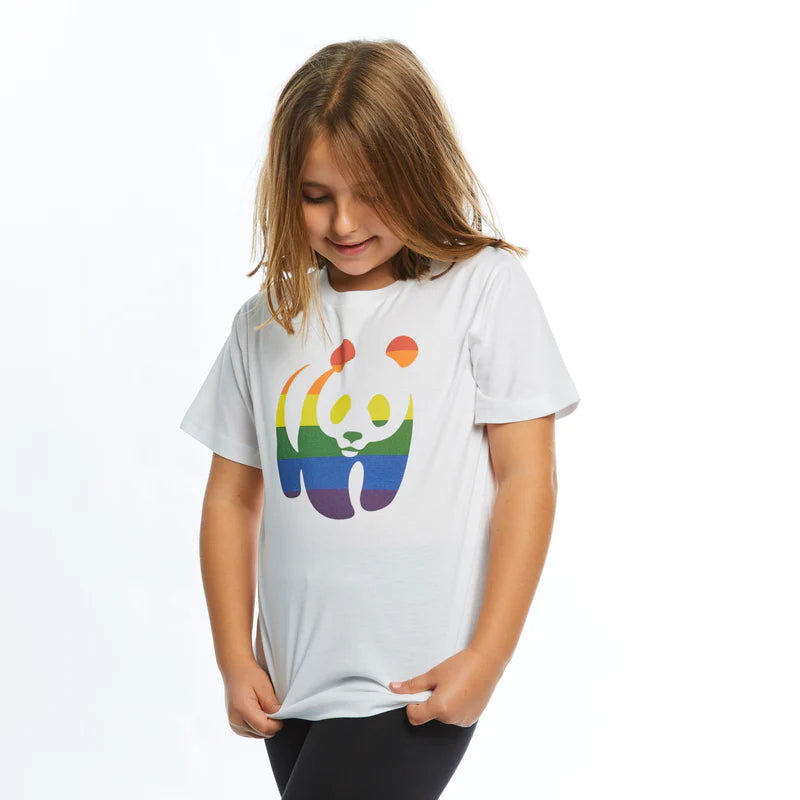 WWF T-Shirt 8 Year Old Rainbow Panda Default Title