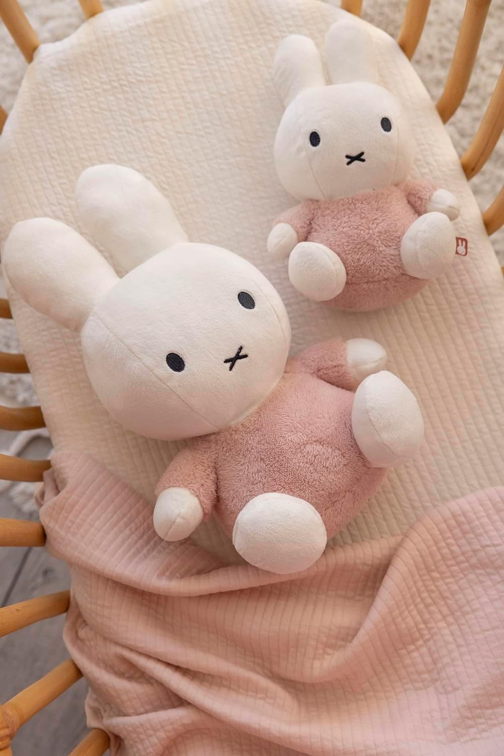 MIFFY Cuddle with Bell 25cm Fluffy Pink Default Title