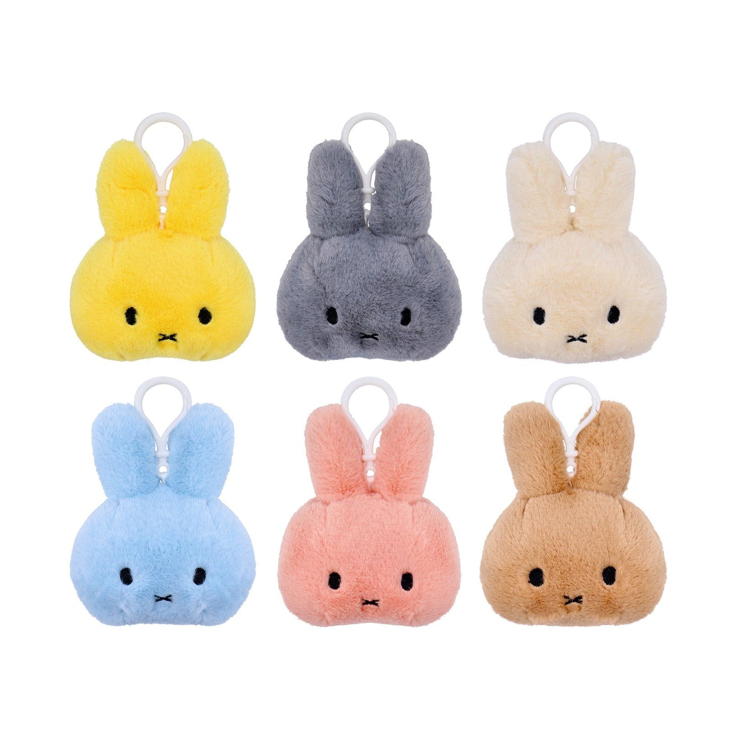 MIFFY Head Backpack Clip Fluffy Cream Default Title