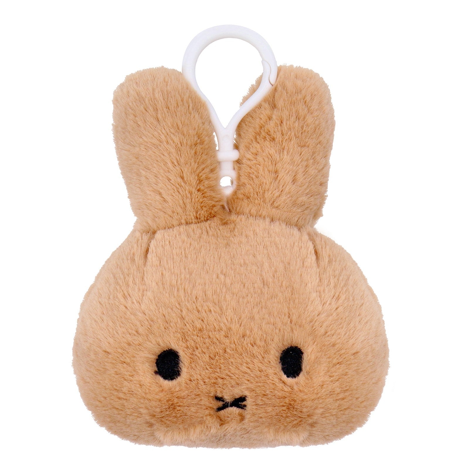 MIFFY Head Backpack Clip Fluffy Brown Default Title