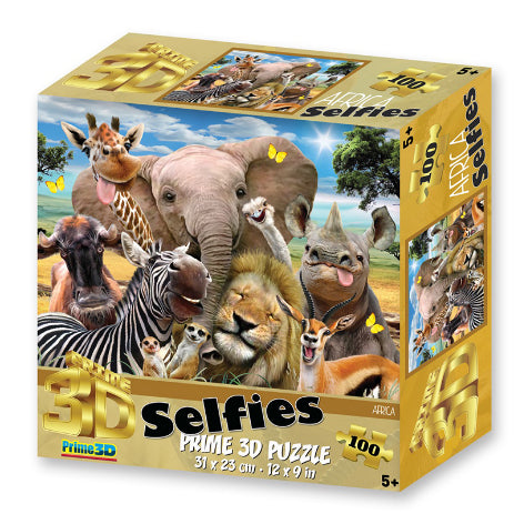 HOWARD ROBINSON Selfies 3D Puzzle 100pc Africa