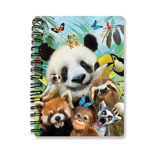 HOWARD ROBINSON A6 Jotter Notebook Zoo Selfie