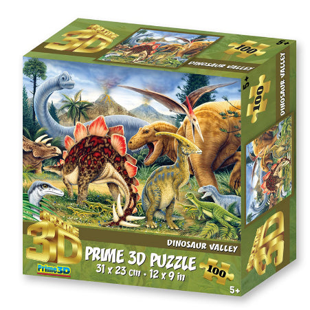 HOWARD ROBINSON Super 3D Puzzle 100pc Dino Valley