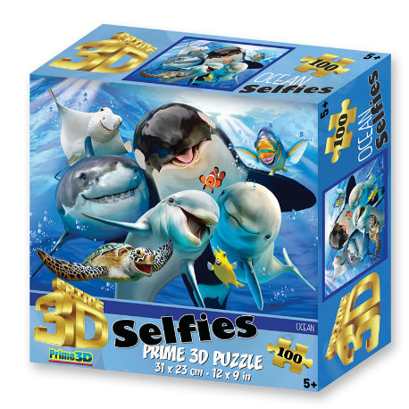 HOWARD ROBINSON Selfies 3D Puzzle 100pc Ocean Selfie