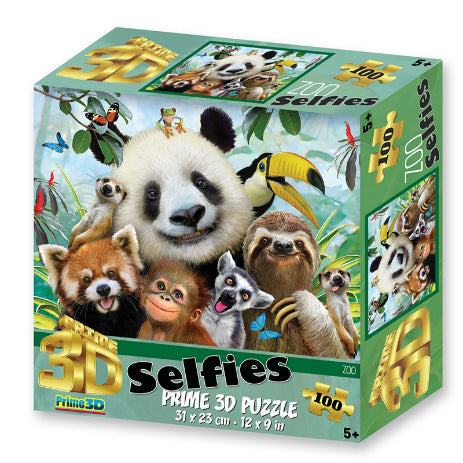 HOWARD ROBINSON Selfies 3D Puzzle 100pc Zoo Selfie